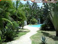 Garden of the Hotel CASA BLANCA - Cabarete - Dominican Republic